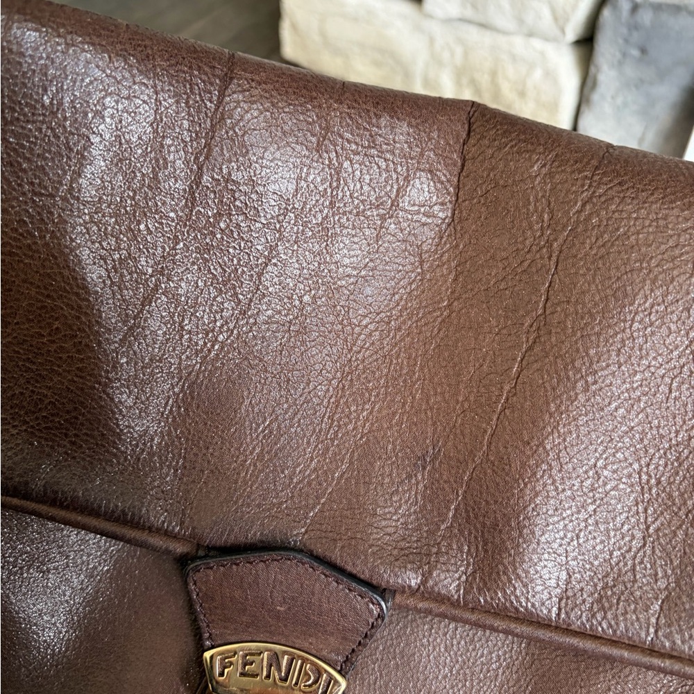 Fendi vintage tote brown. Stunning! - Picture 7 of 13